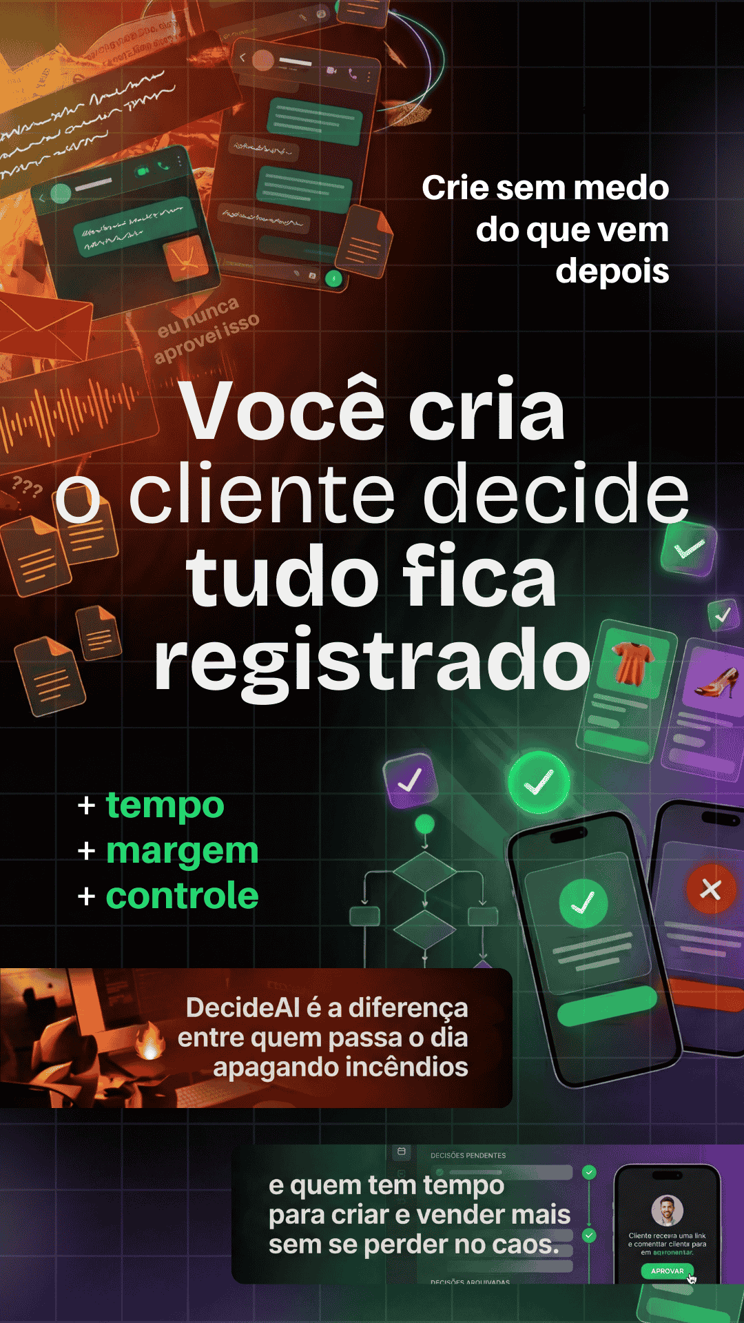 DecideAI — Crie sem medo do que vem depois